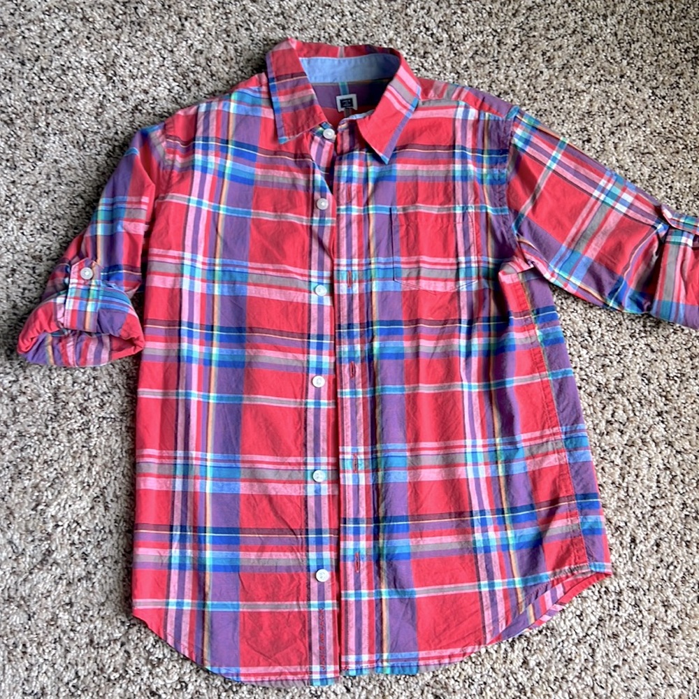 Janie and Jack light weight, button down shirt